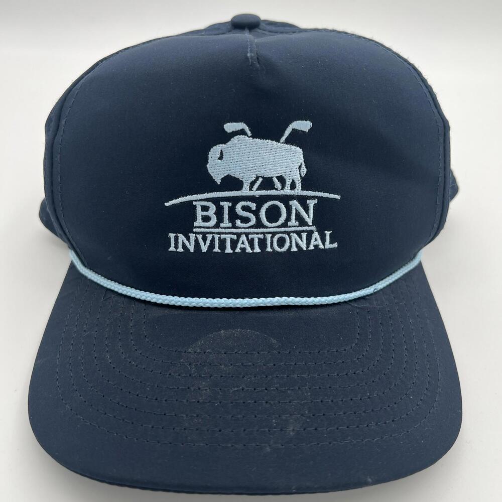 Bison Oil & Gas Invitational 4th Annual Golf Tournament‎ Rope Hat Snap Back Blue